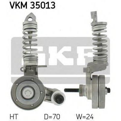 Натяжной ролик, поликлиновойремень VKM35013 SKF - купить в магазине запчастей по Украине