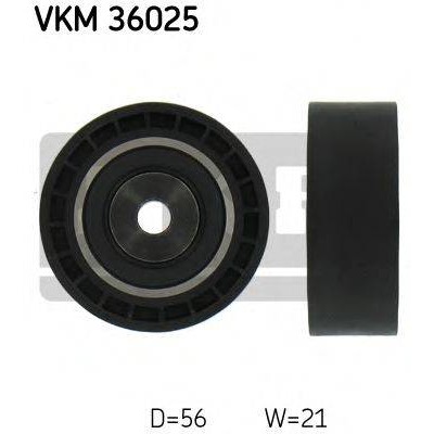 Паразитный / ведущий ролик, поликлиновой ремень VKM36025 SKF - купить в магазине запчастей по Украине