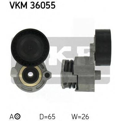Натяжной ролик, поликлиновойремень VKM36055 SKF - купить в магазине запчастей по Украине