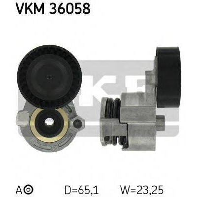 Натяжной ролик, поликлиновойремень VKM36058 SKF - купить в магазине запчастей по Украине
