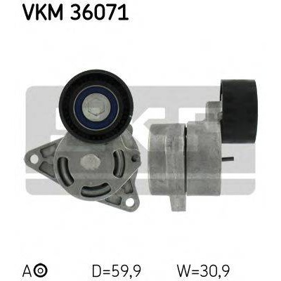 Натяжной ролик, поликлиновойремень VKM36071 SKF - купить в магазине запчастей по Украине