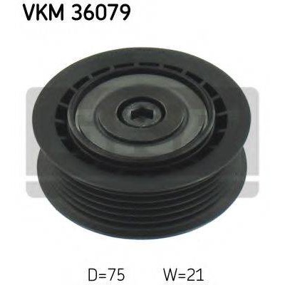 Паразитный / ведущий ролик, поликлиновой ремень VKM36079 SKF - купить в магазине запчастей по Украине
