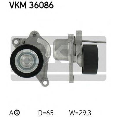 Натяжной ролик, поликлиновойремень VKM36086 SKF - купить в магазине запчастей по Украине