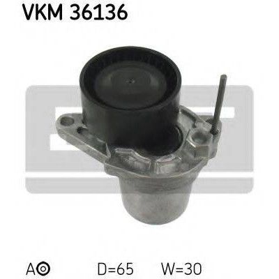 Натяжной ролик, поликлиновойремень VKM36136 SKF - купить в магазине запчастей по Украине