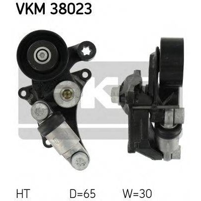 Натяжной ролик, поликлиновойремень VKM38023 SKF - купить в магазине запчастей по Украине
