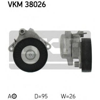 Натяжной ролик, поликлиновойремень VKM38026 SKF - купить в магазине запчастей по Украине