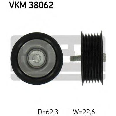 Паразитный / ведущий ролик, поликлиновой ремень VKM38062 SKF - купить в магазине запчастей по Украине