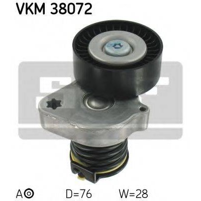 Натяжной ролик, поликлиновойремень VKM38072 SKF - купить в магазине запчастей по Украине