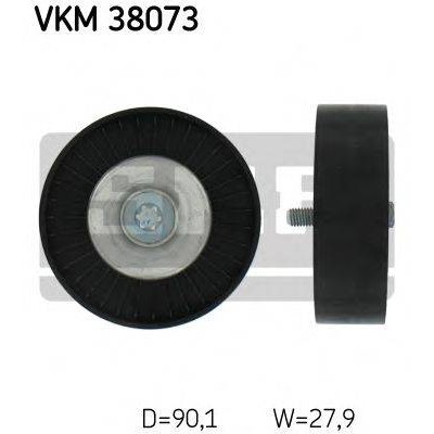 Паразитный / ведущий ролик, поликлиновой ремень VKM38073 SKF - купить в магазине запчастей по Украине