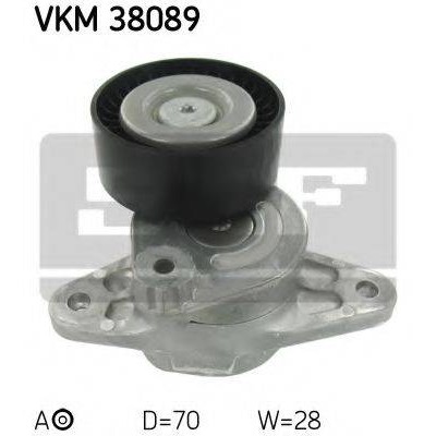 Натяжной ролик, поликлиновойремень VKM38089 SKF - купить в магазине запчастей по Украине