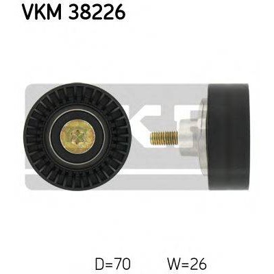 Паразитный / ведущий ролик, поликлиновой ремень VKM38226 SKF - купить в магазине запчастей по Украине