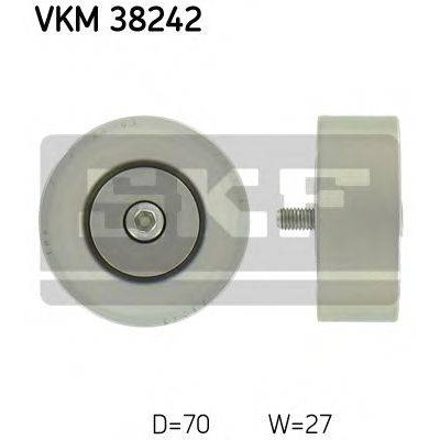 Паразитный / ведущий ролик, поликлиновой ремень VKM38242 SKF - купить в магазине запчастей по Украине
