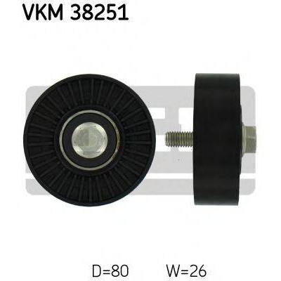 Паразитный / ведущий ролик, поликлиновой ремень VKM38251 SKF - купить в магазине запчастей по Украине
