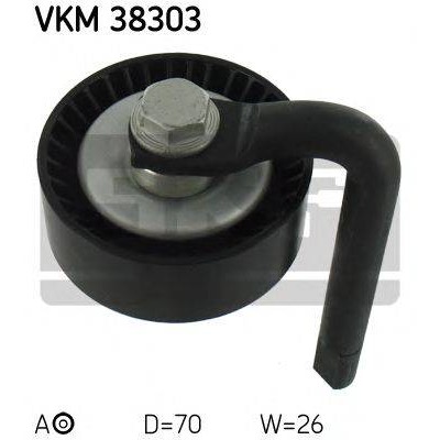 Натяжной ролик, поликлиновойремень VKM38303 SKF - купить в магазине запчастей по Украине