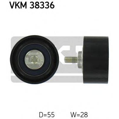 Паразитный / ведущий ролик, поликлиновой ремень VKM38336 SKF - купить в магазине запчастей по Украине