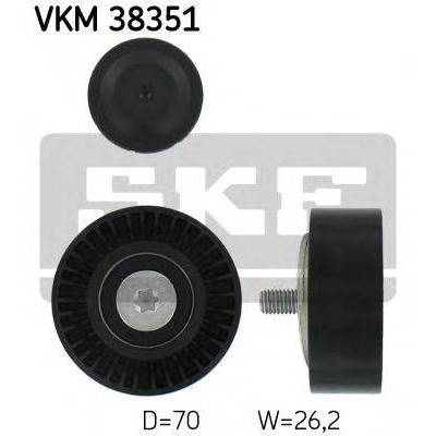 Паразитный / ведущий ролик, поликлиновой ремень VKM38351 SKF - купить в магазине запчастей по Украине