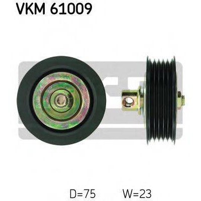 Паразитный / ведущий ролик, поликлиновой ремень VKM61009 SKF - купить в магазине запчастей по Украине