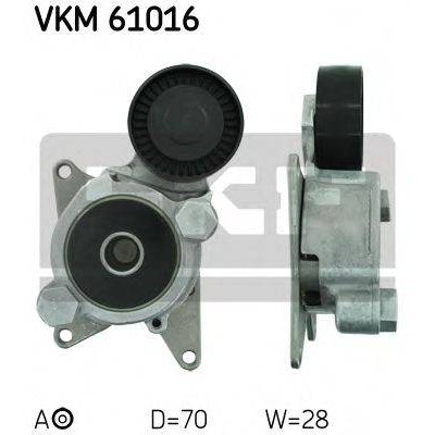 Натяжной ролик, поликлиновойремень VKM61016 SKF - купить в магазине запчастей по Украине