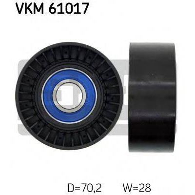 Паразитный / ведущий ролик, поликлиновой ремень VKM61017 SKF - купить в магазине запчастей по Украине
