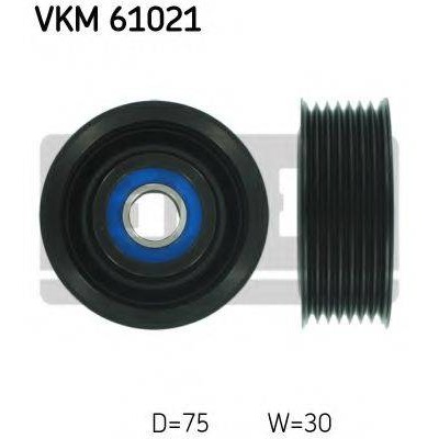 Паразитный / ведущий ролик, поликлиновой ремень VKM61021 SKF - купить в магазине запчастей по Украине