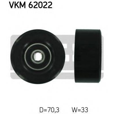 Натяжной ролик, поликлиновойремень VKM62022 SKF - купить в магазине запчастей по Украине