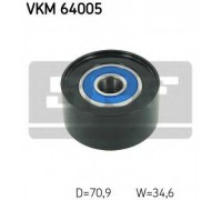 Паразитный / ведущий ролик, поликлиновой ремень SKF VKM 64005 VKM64005 SKF - купить в магазине запчастей по Украине