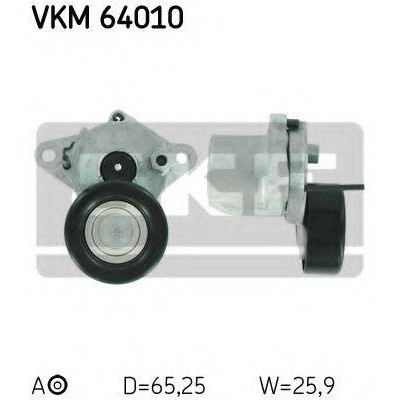 Натяжной ролик, поликлиновойремень VKM64010 SKF - купить в магазине запчастей по Украине