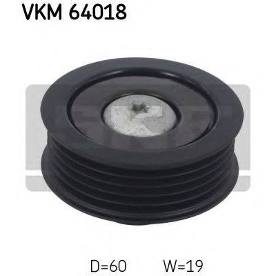 Паразитный / ведущий ролик, поликлиновой ремень VKM64018 SKF - купить в магазине запчастей по Украине