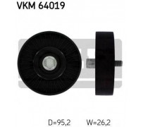 Паразитный / ведущий ролик, поликлиновой ремень SKF VKM 64019 VKM64019 SKF - купить в магазине запчастей по Украине
