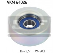 Паразитный / ведущий ролик, поликлиновой ремень SKF VKM 64026 VKM64026 SKF - купить в магазине запчастей по Украине