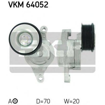 Натяжной ролик, поликлиновойремень VKM64052 SKF - купить в магазине запчастей по Украине