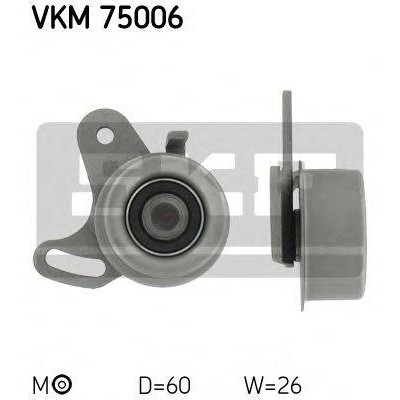 Натяжной ролик, ремень ГРМ VKM75006 SKF - купить в магазине запчастей по Украине