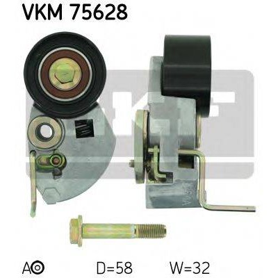 Натяжной ролик, ремень ГРМ VKM75628 SKF - купить в магазине запчастей по Украине