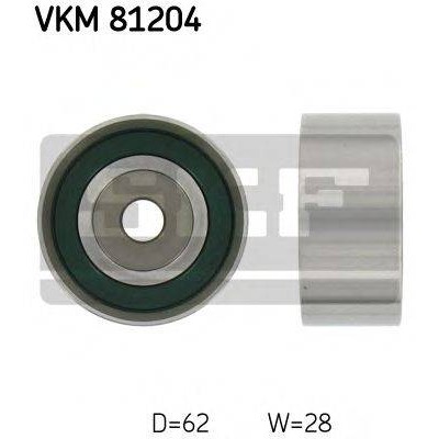 Паразитный / Ведущий ролик, зубчатый ремень VKM81204 SKF - купить в магазине запчастей по Украине