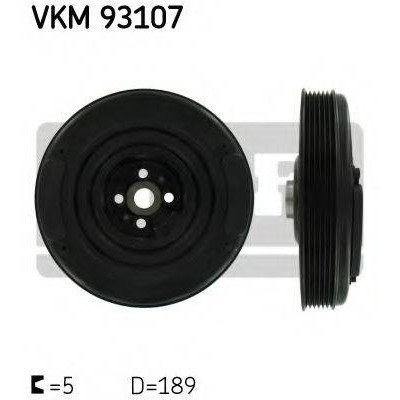 Ременный шкив, коленчатый вал VKM93107 SKF - купить в магазине запчастей по Украине