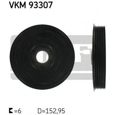 Ременный шкив, коленчатый вал VKM93307 SKF - купить в магазине запчастей по Украине