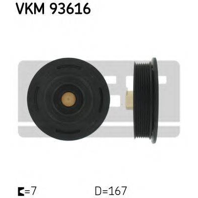 Ременный шкив, коленчатый вал VKM93616 SKF - купить в магазине запчастей по Украине