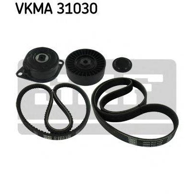 Поликлиновой ременный комплект VKMA31030 SKF - купить в магазине запчастей по Украине