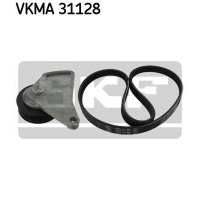 Поликлиновой ременный комплект VKMA31128 SKF - купить в магазине запчастей по Украине