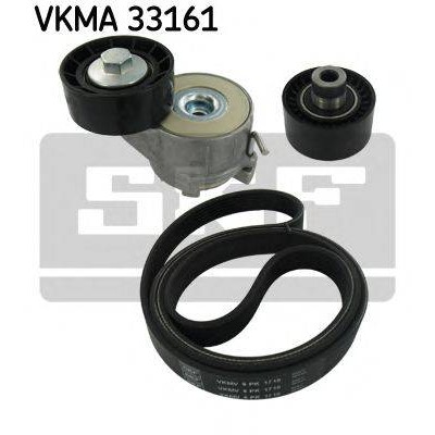 Поликлиновой ременный комплект VKMA33161 SKF - купить в магазине запчастей по Украине