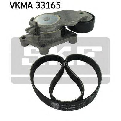 Поликлиновой ременный комплект VKMA33165 SKF - купить в магазине запчастей по Украине