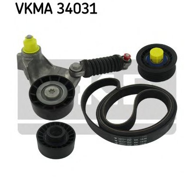 Поликлиновой ременный комплект VKMA34031 SKF - купить в магазине запчастей по Украине