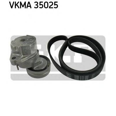 Поликлиновой ременный комплект VKMA35025 SKF - купить в магазине запчастей по Украине