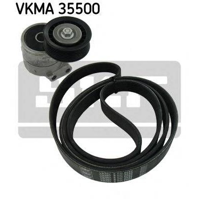Поликлиновой ременный комплект VKMA35500 SKF - купить в магазине запчастей по Украине