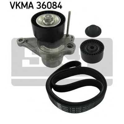 Поликлиновой ременный комплект VKMA36084 SKF - купить в магазине запчастей по Украине