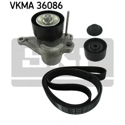 Поликлиновой ременный комплект VKMA36086 SKF - купить в магазине запчастей по Украине