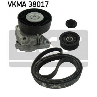 Поликлиновой ременный комплект VKMA38017 SKF - купить в магазине запчастей по Украине