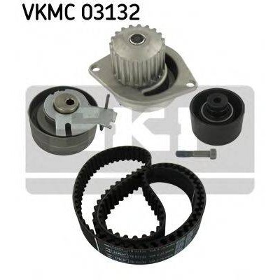 Водяной насос + комплект зубчатого ремня VKMC03132 SKF - купити в магазині запчастин по Україні