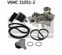 Водяной насос + комплект ручейковых ремней SKF VKMC 31051-2 VKMC310512 SKF - купить в магазине запчастей по Украине