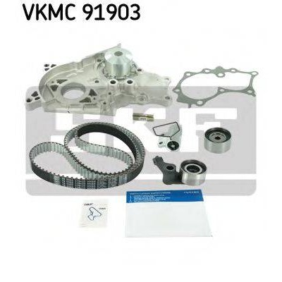 Водяной насос + комплект зубчатого ремня VKMC91903 SKF - купить в магазине запчастей по Украине